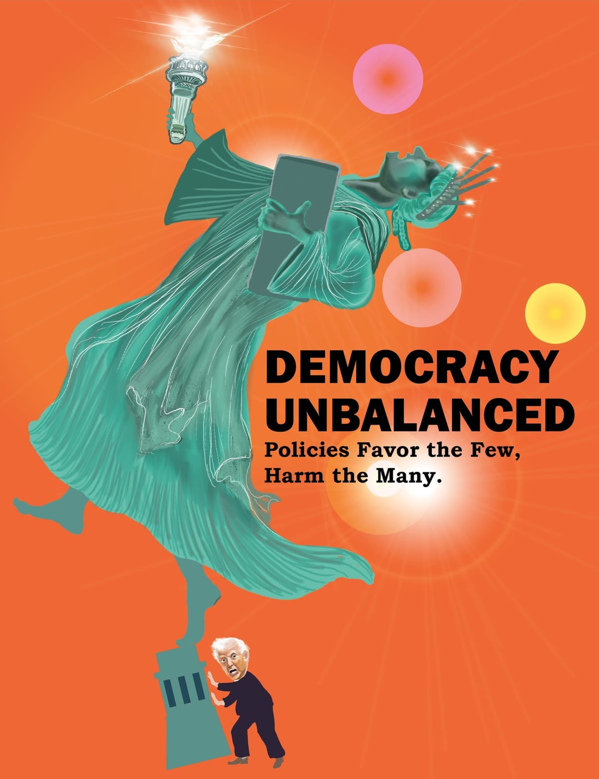 Editorial Cartoon: Democracy Unbalanced