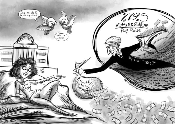 Distrust among faculty and administration deepens