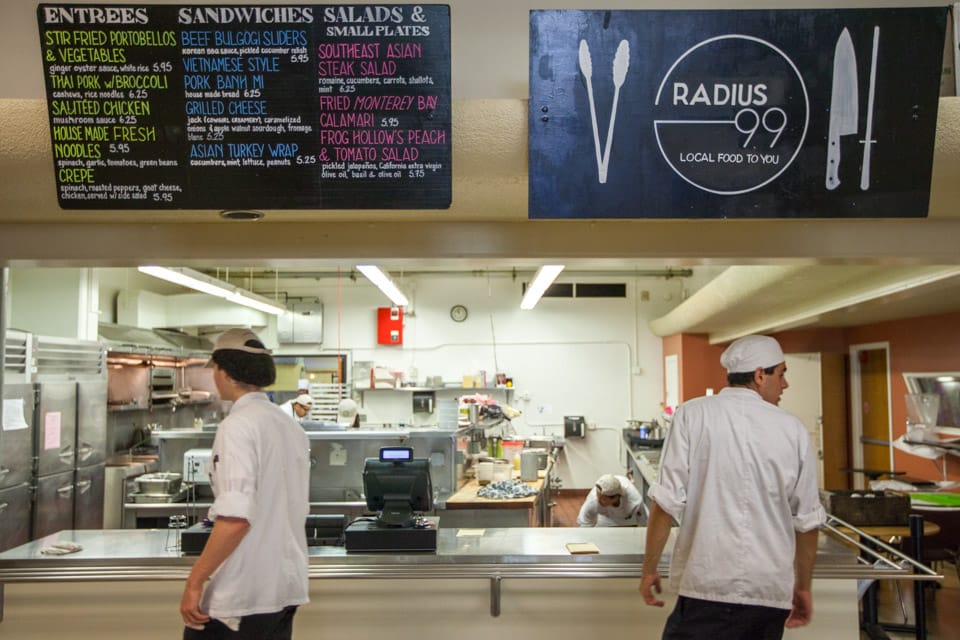 Radius 99, new restaurant plays it local