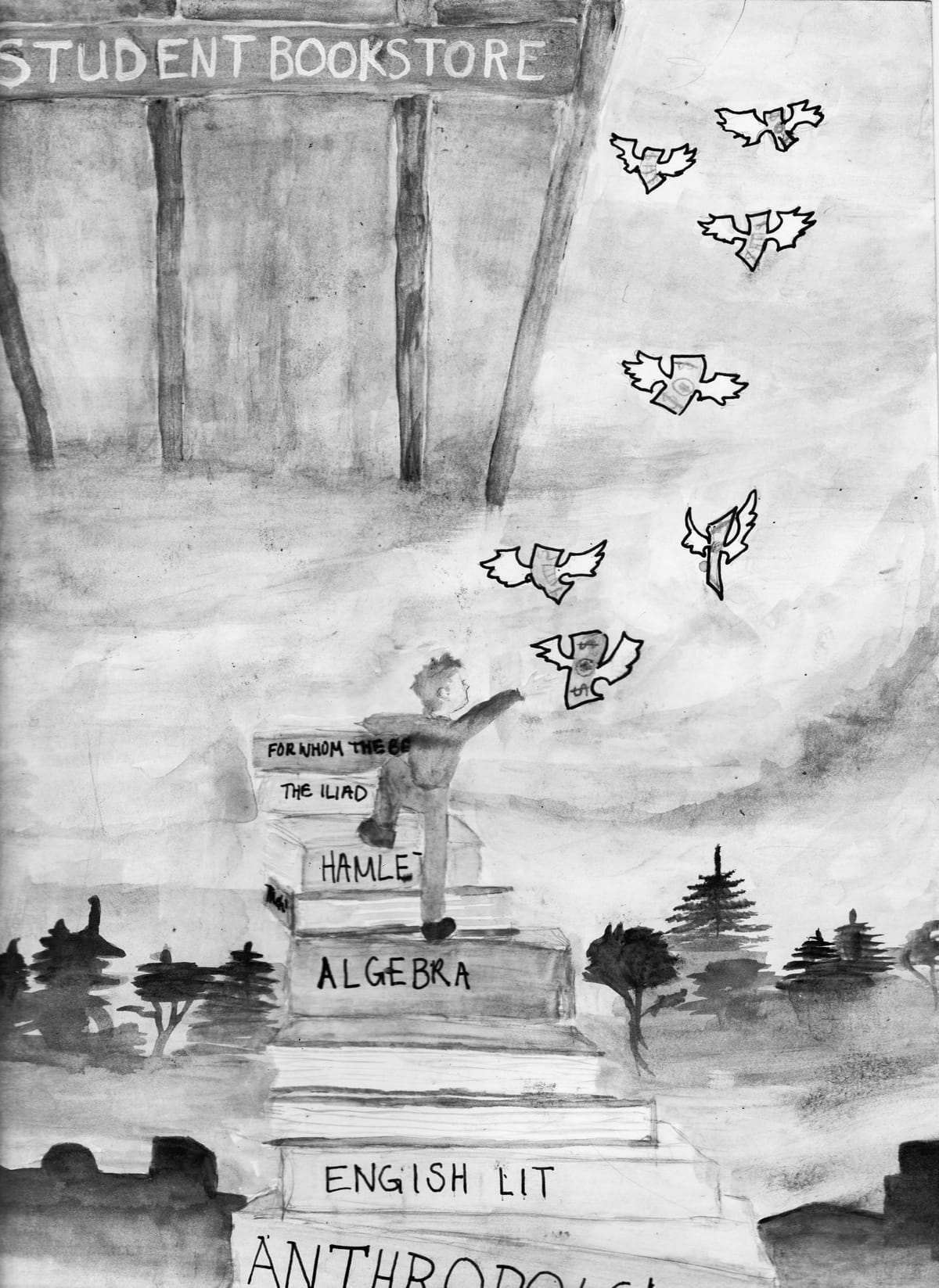 Bookstore operating agreement leaves students seeking textbooks