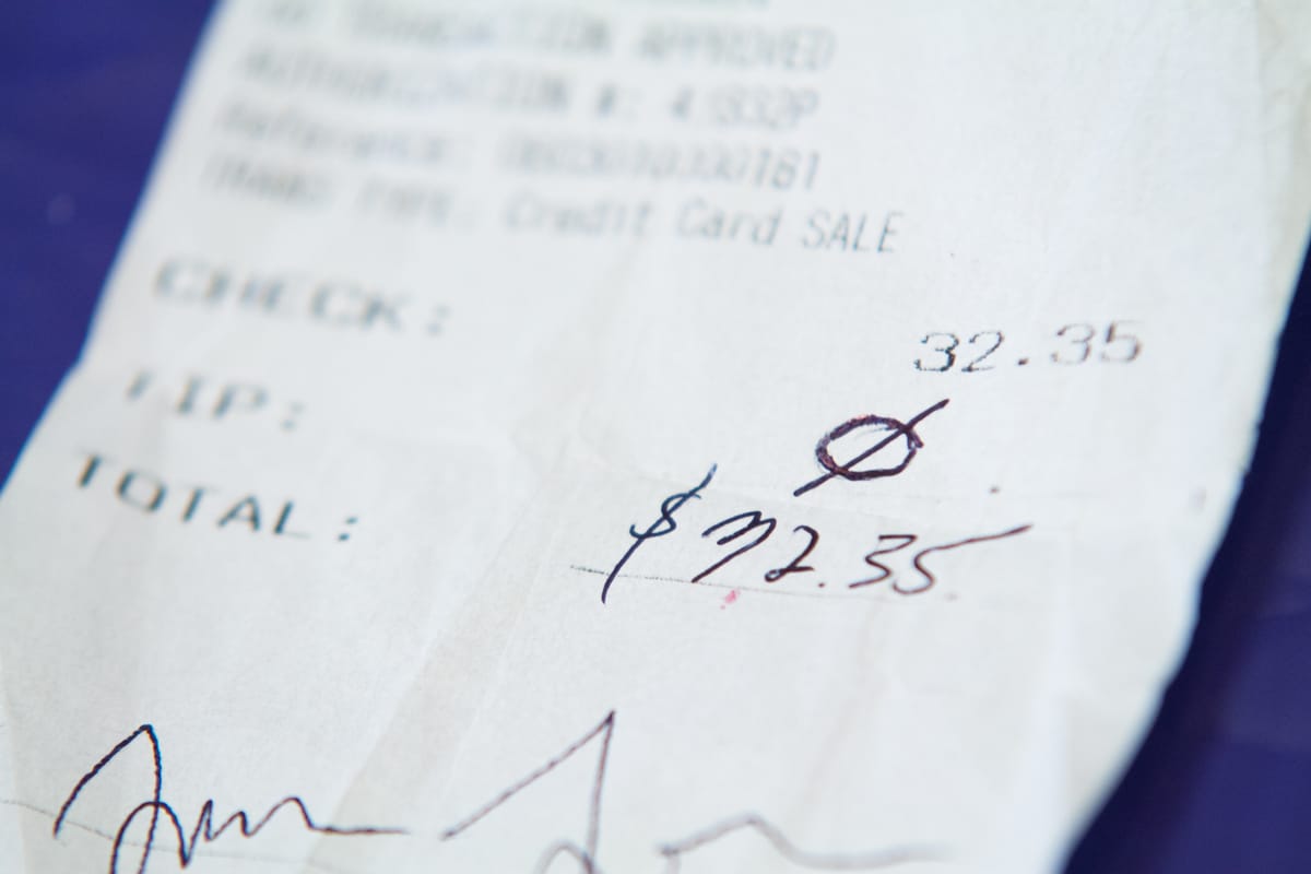 Gratuities are not synonymous with gratitude