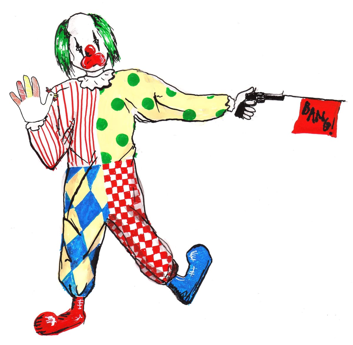 Cliques of creepy clowns have come to town