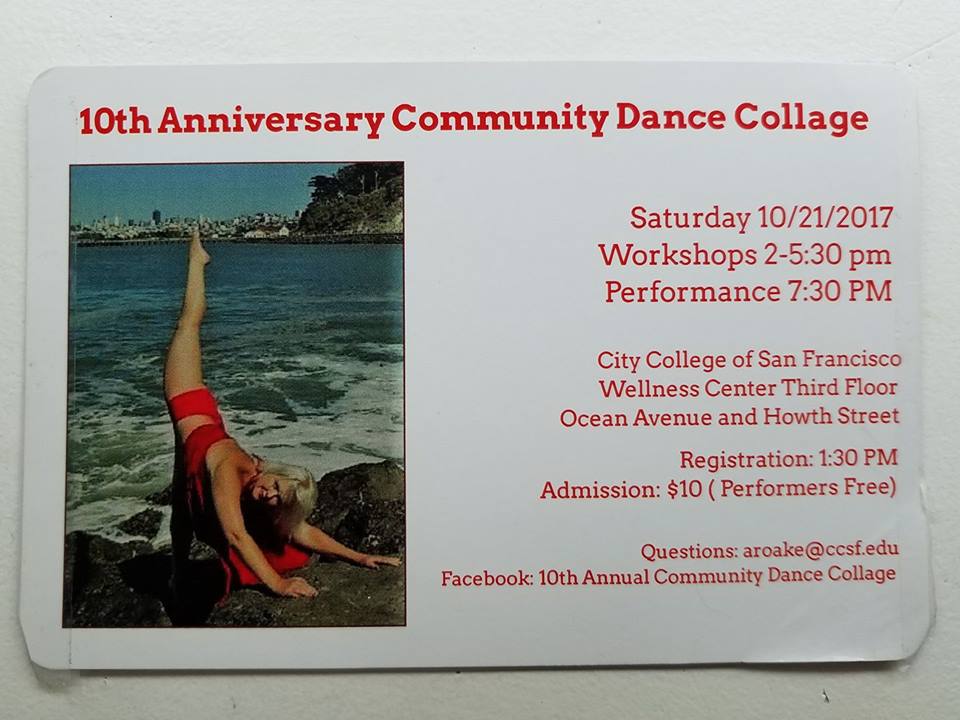 This Saturday! 10th Annual Community Dance Collage