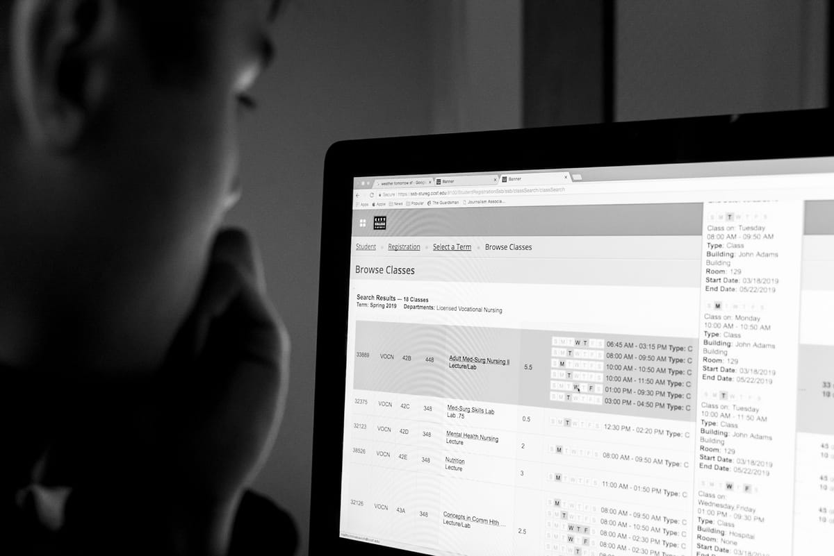 College upgrades to administrative software before registration begins