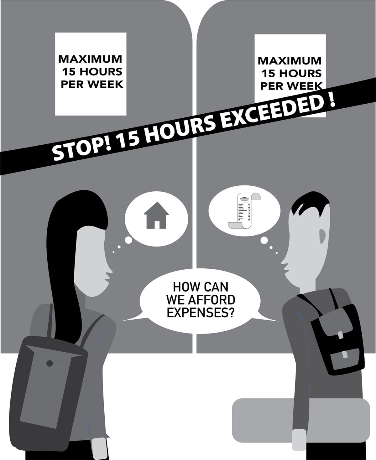 Student Workers Suffer from Low Wages and Reduced Hours