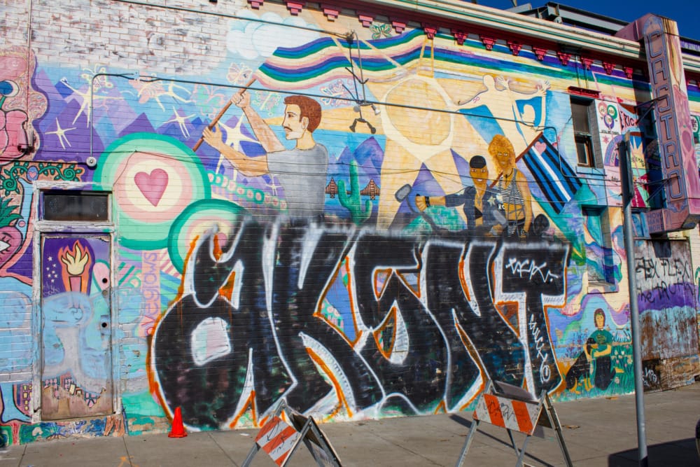 23-Year-Old AIDS Mural in the Castro District Defaced with Graffiti