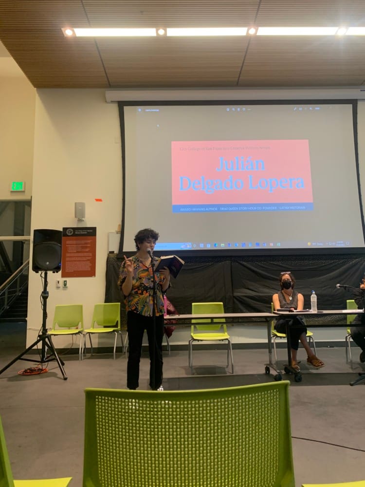 Creative Writer Julián Delgado Lopera Visits City College