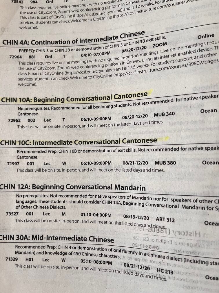 Proposed Cantonese Certificate Program has so far Failed to Translate