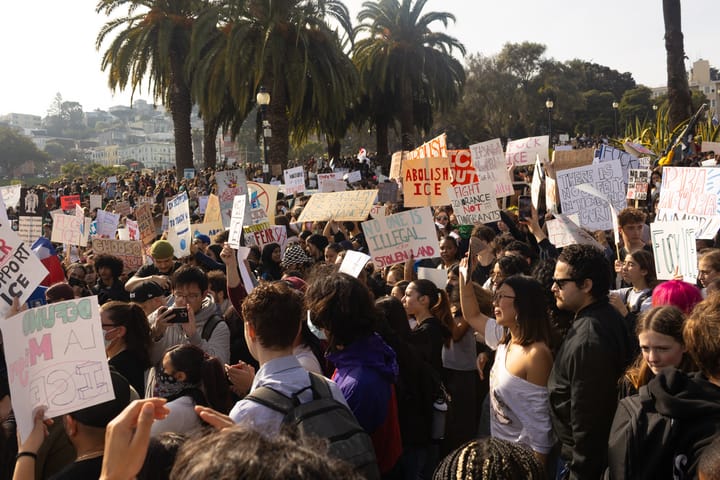 Thousands Rally in Dolores Park to Demand 'ICE Out'