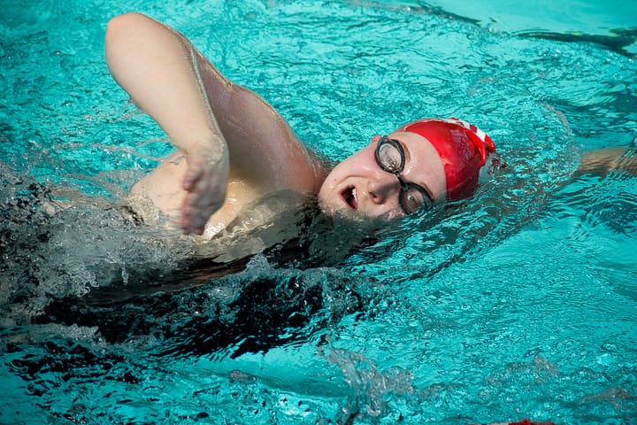 Photo: City College hosts swim meet