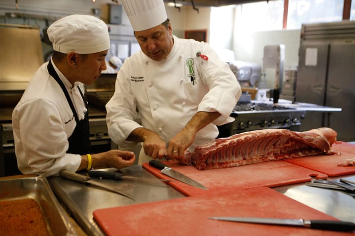 Culinary Students Learn to  Create Masterpieces