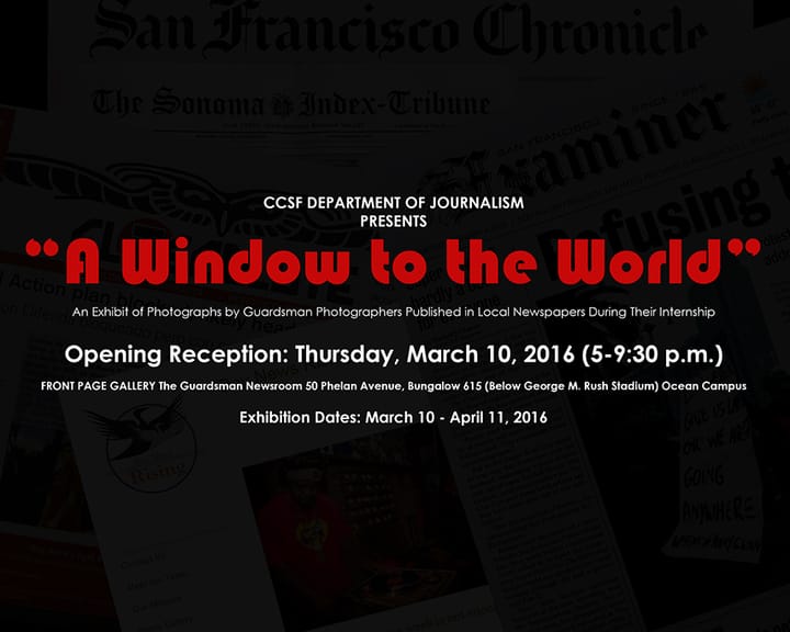 Front Page Gallery Opens March 10