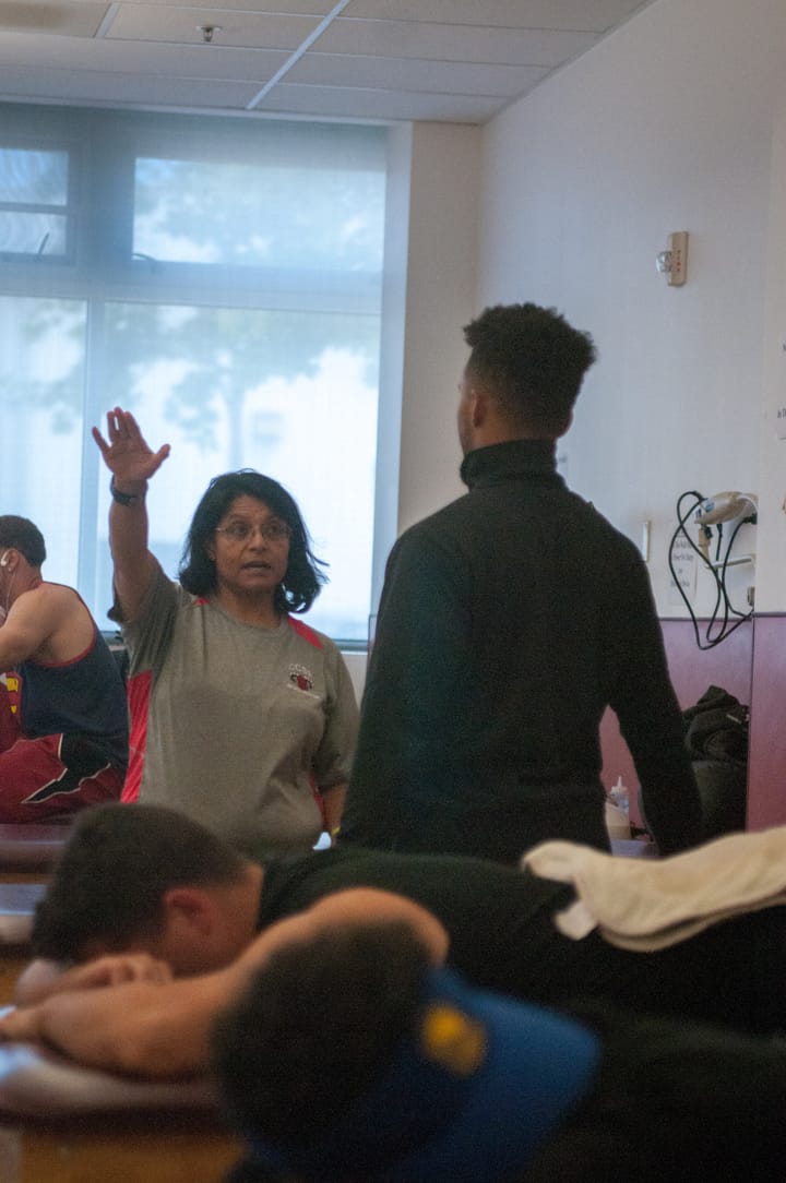 Athletic Trainer Is College’s Secret Champion