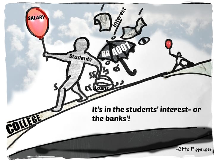 Higher Education Loan Coalition urges reductions