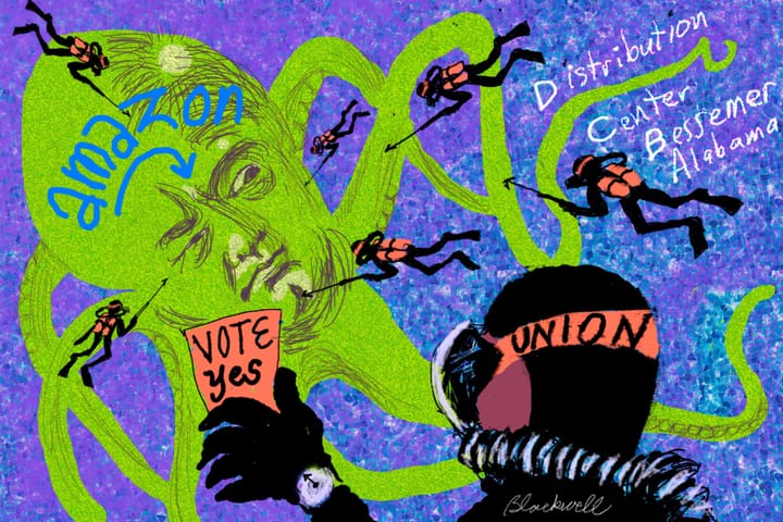 Amazon’s Worker Abuse Hits a High, Employees Vote on Union