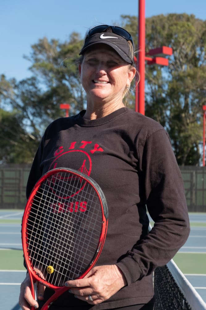 Cultivating Charisma: New Ram’s Tennis Coach Works to Empower Recent Recruits