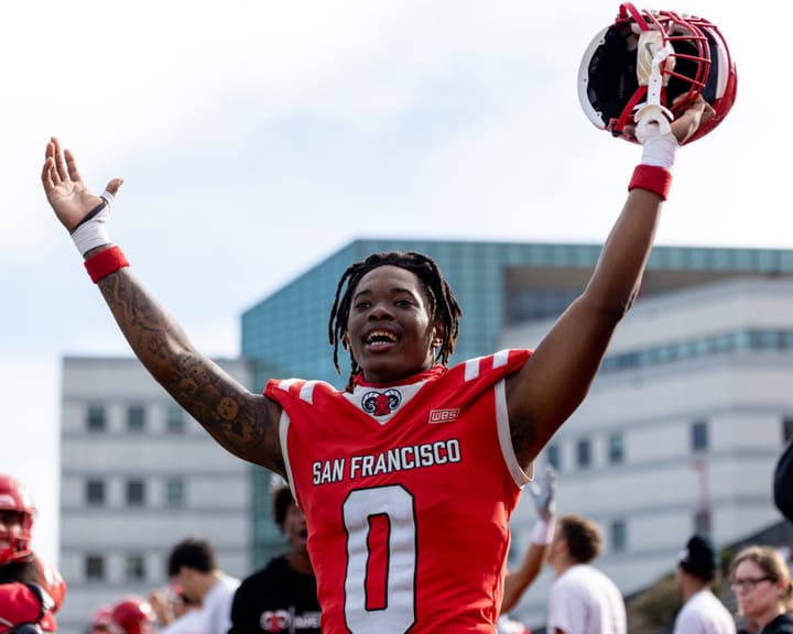 Rams Football Team Blows Out Delta Mustangs