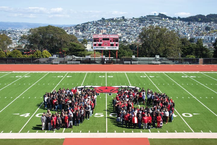 Celebrating 90 Years of City College with an Aerial Photo