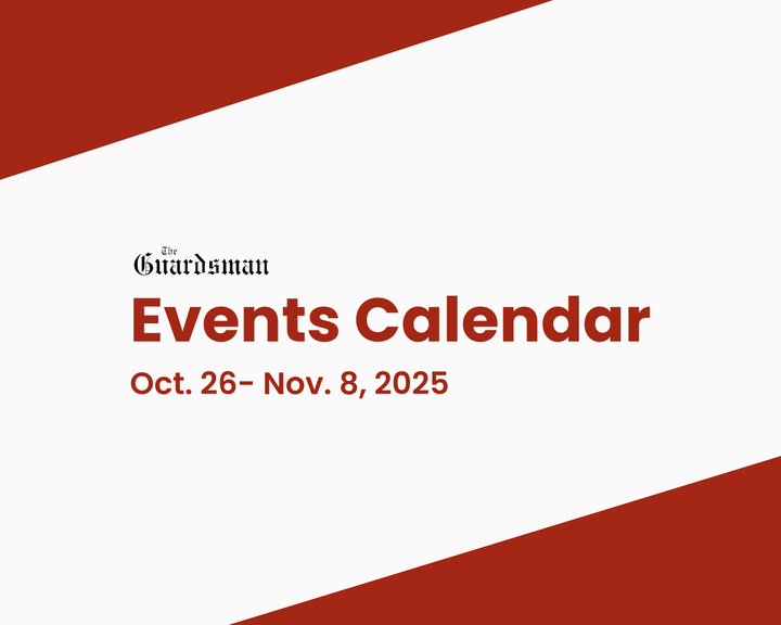 Events Calendar Oct. 26- Nov. 8