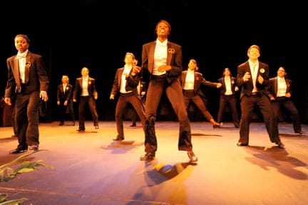 DSC_9489 Hope Ball Tap Dance Group celebrates the inauguration of Obama day on Dec. 2 at the Diego Rivera Theatre. ROBERT ROMANO / THE GUARDSMAN