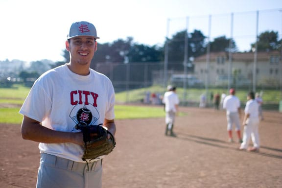 IMG_3457_r Rams' starting pitcher Eric Lara. TRISTAN CRANE / THE GUARDSMAN