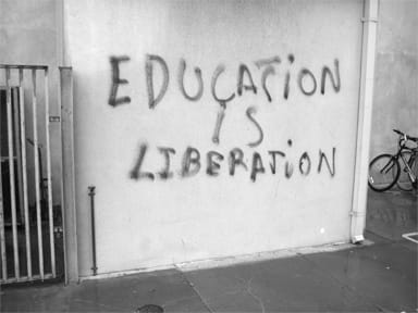 Vandalism on the City College Ocean campus art building from Feb. 23. School officials estimate removal of the grafitti will cost $5,000 to $7,000. COURTESY OF SFCCDPD