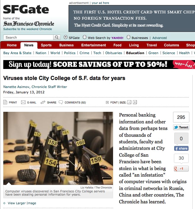 SFGATE coverage