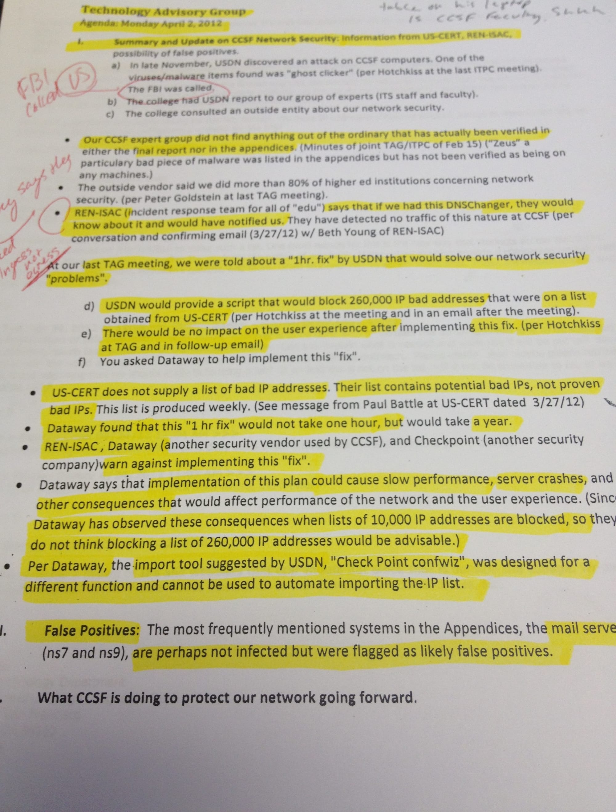 NS7 producing false positives