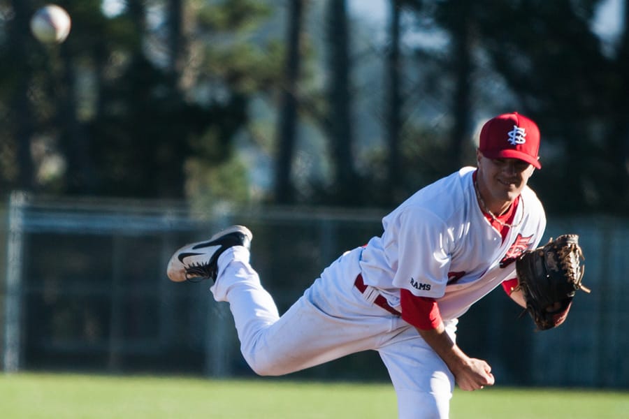 San Francisco City College vs. Contra Costa College baseball game on Jan 29, 2015 Photo by Khaled Sayed