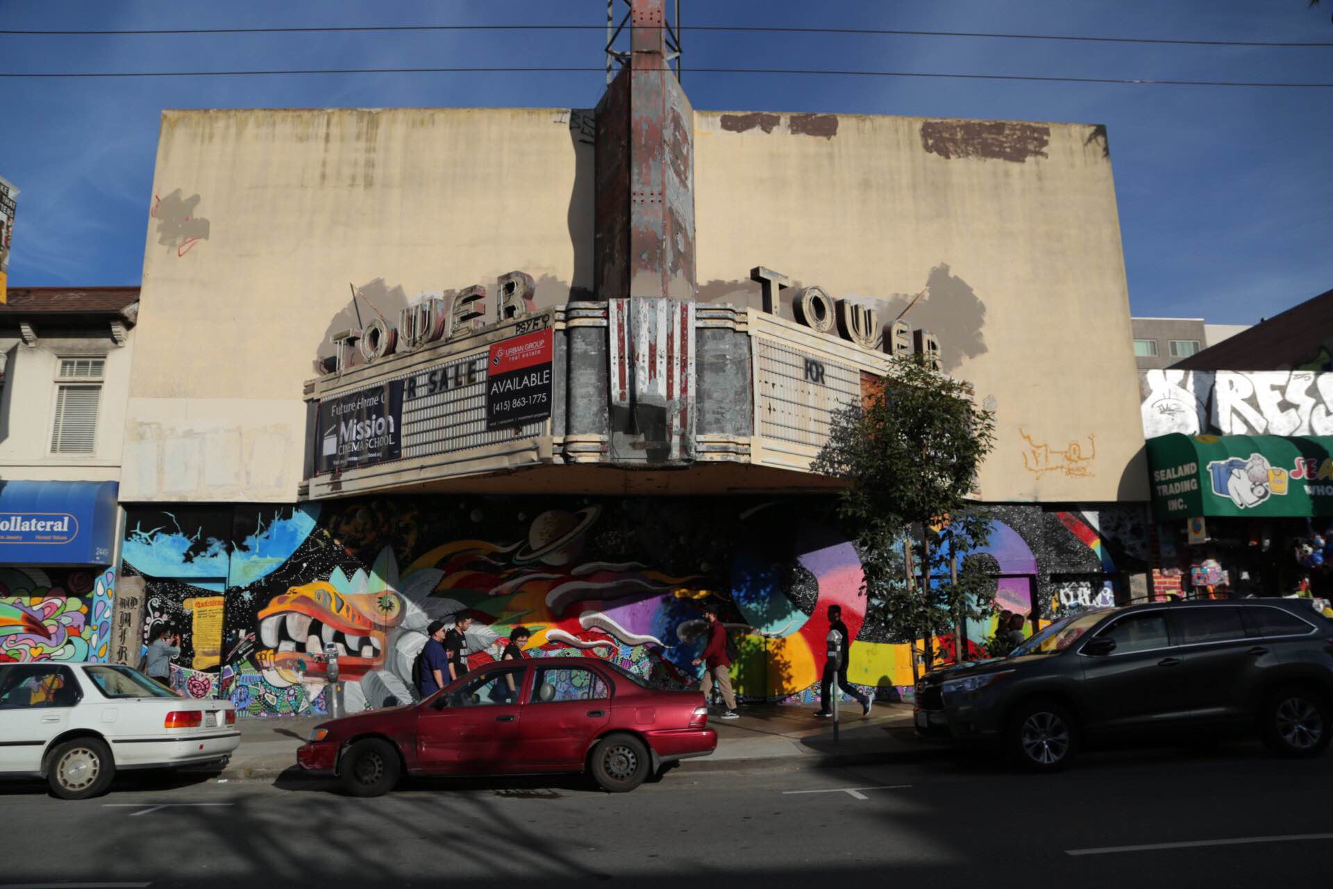 The Tower Theater, leased by structural engineer and former City College Board of Trustee member Rodrigo Santos, is to be donated for City College use. It’s planned to be used by the college’s Cinema department as a state-of-the-art film production facility. (Photo by Gabriella Angotti-Jones/The Guardsman)