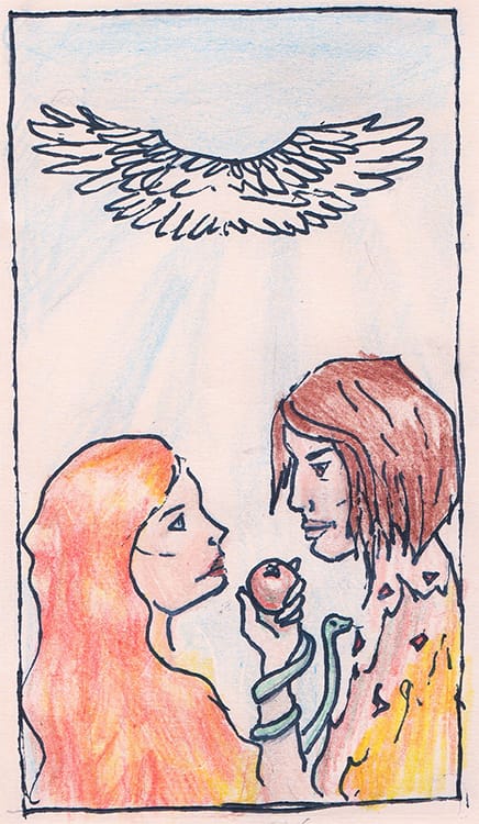 The Lovers, illustrated by Auryana Rodriguez